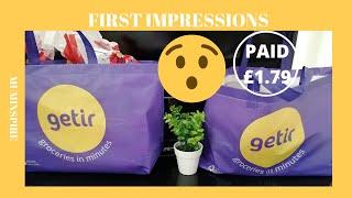 FIRST IMPRESSION USING GETIR ONLINE SHOPPING APP LONDON ~ GETIR NEW GROCERY APP LONDON REVIEW