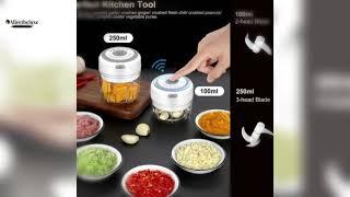 250/100ML Electric Mini Garlic Chopper USB Charging Masher Press 26/11/2021 13:42