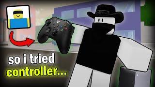 I used a CONTROLLER in Roblox Jujutsu Shenanigans (i cooked)