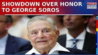 Politics Erupts In India Over George Soros Receiving Highest US Civilian Honor | English News