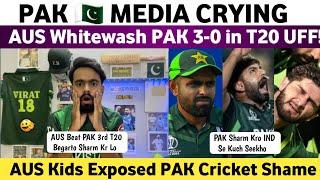 Pak Media Crying Aus Whitewash Pak 3-0 in T20 | Pak Vs Aus 3rd T20 Match 2024 | Aus Beat Pak 3rd T20