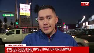 Las Vegas police investigate officer-involved shooting near Eastern, Owens