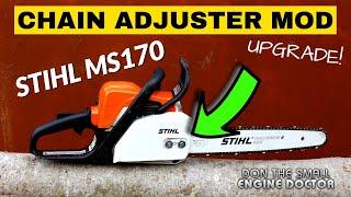 STIHL MS170 MS180 Chainsaw Chain Adjuster MOD Upgrade!