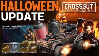 Quick Overview of the New Crossout Halloween Update, New Pack, New Cabin, Brawls and Road map.