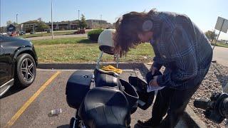 Riding around town, running errands, Harley Davidson Softail Heritage Classic