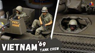 How to Paint Vietnam War US Tanker Figures | 1/35 Figure Painting Tutorial