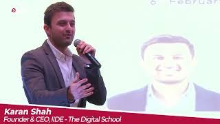 Karan Shah, Founder & CEO, IIDE - The Digital School | 28th Elets World Education Summit, Dubai