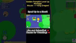 Golden Pumpkin Mouse to King Shah 2B XP Sped up in mopesandbox.fun #shorts #gaming #mopeio #funny