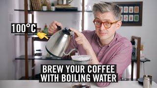 Brew your coffee with boiling water - coffee brewing temperatures explained.