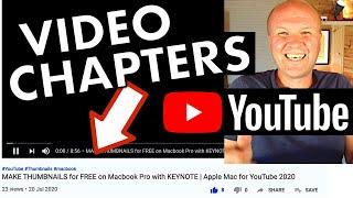 HOW TO ADD CHAPTERS TO YOUR YOUTUBE VIDEO - add timecodes and timestamps tutorial