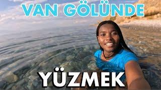 İLK KEZ VAN KAHVALTISI DENEDİM. VAN GÖLÜNDE YÜZDÜM