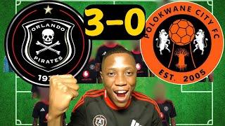 ORLANDO PIRATES BEATS POLOKWANE CITY 3-0/ 7 WINS OUT OF 9 GAMES