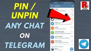 How to Pin / Unpin Any Chat on Telegram Messenger