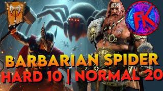 BARBARIAN SPIDER ONLY! Hard 10 or Normal 20! 2 Team! | Raid: Shadow Legends