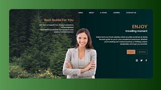 Responsive Travelling Land Web Page design: html and css | Responsive html and css tutorial |