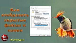 Как отобразить скрытые файлы в Windows 10