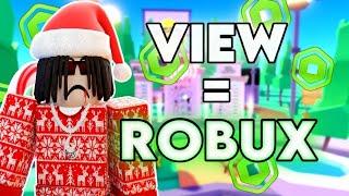 Donating Robux In Pls Donate & Playing Games! #shorts