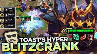 TOAST'S HYPER BLITZCRANK! | Teamfight Tactics - Scarra