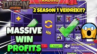 Trading Montage #23 | * How To Get Rich *2 SEASON 1 VEIDREKI!| Dragon Adventures Fantasy | Roblox