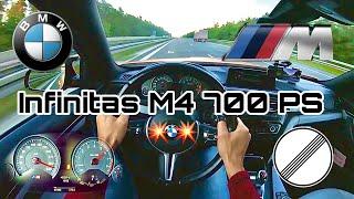 POV-Style: 320 km/h + | Infinitas BMW M4 mit 700 PS | inkl. 100-200 km/h GPS 