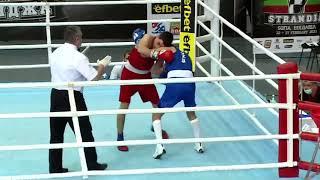 Mirazizbek Mirzakhalilov (UZB) vs. Arthur Ghazaryan (ARM) Strandja Tournament 2021 (57kg)