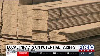 Concern over new tariffs could raise local lumber prices