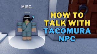 How To Talk With Tacomura NPC in Blox Fruits | How To Get Jaw Shield?