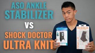 BEST ANKLE BRACES? | ASO Ankle Stabilizer vs Shock Doctor Ultra Knit Comparison (My Favorites)