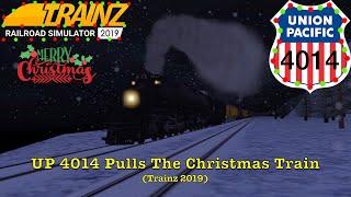 UP 4014 Pulls The Christmas Train (Trainz 2019)