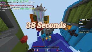 World Fastest Game Of CubeCraft CTF Duels | WR 38s