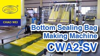 CHAO WEI: Double Layer 4 Lines Bottom or Blocked Bag Making Machine