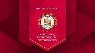 Institute of Environmental Sustainability: 2020 Commencement