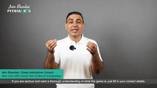 Jatin Bhandari, PythaGURUS - A Global MBA Consultant-Generated 100+ Crores of Top MBA Scholarship.