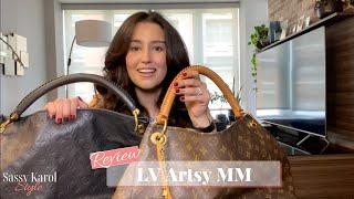 Review: Louis Vuitton Artsy MM - 10 & 11 Years In | What It Looks Like + What Fits Inside + Try On