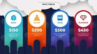 Price Tables Animation Powerpoint