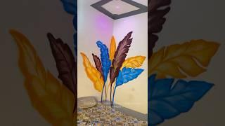 3D Mural Wall Art  #wallart #3dart #viral #shorts #artist