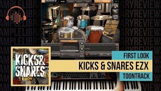 First Look: Kicks and Snares EZX by Toontrack