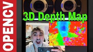 3D Stereo Depth Vision with 2 Cameras - OpenCV Python Tutorial