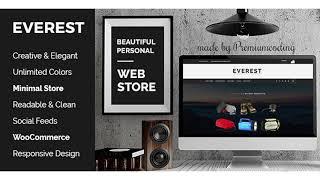 Everest - Minimal Ecommerce Wordpress Theme | Themeforest Website Templates and Themes