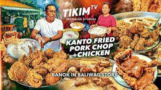 Kanto CRISPY Fried CHICKEN at Fried PORK CHOP sa Baliuag Bulacan | BANOK Chicken Story | TIKIM TV