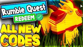 (2021) ALL *NEW* SECRET OP CODES! Rumble Quest Roblox