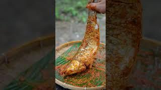 Rohu fish Grilled Over fire #shorts