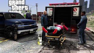 GTA 5 - REAL STREET HUSTLER - GOT POPPED AND SENT TO THE ER #20