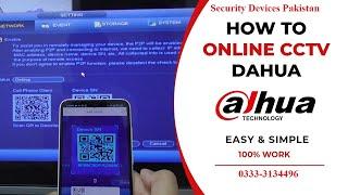 Dahua P2P Setup Tutorial for Smartphone & Tablet/how to online dahua dvr  |cctv camera installation