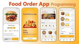  Food App Android Design - how to make food ordering app? android studio tutorial 