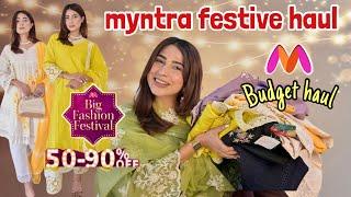 Myntra Festive Sale Haul | 50 to 90% off #haul