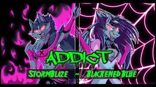 Addict (StormBlaze & Blackened Blue) - Hazbin Hotel Cover