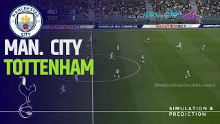 Manchester City vs Tottenham Hotspur LIVE Premier League 24/25 Full Match - Video Game Simulation