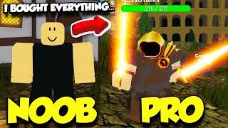 I Bought EVERYTHING In Rumble Quest And Went From Noob To PRO! (Roblox)