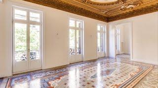 Exceptional apartment with stunning original features, for sale in Barcelona's Golden Square